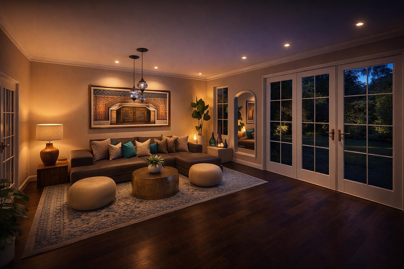 Boho living room