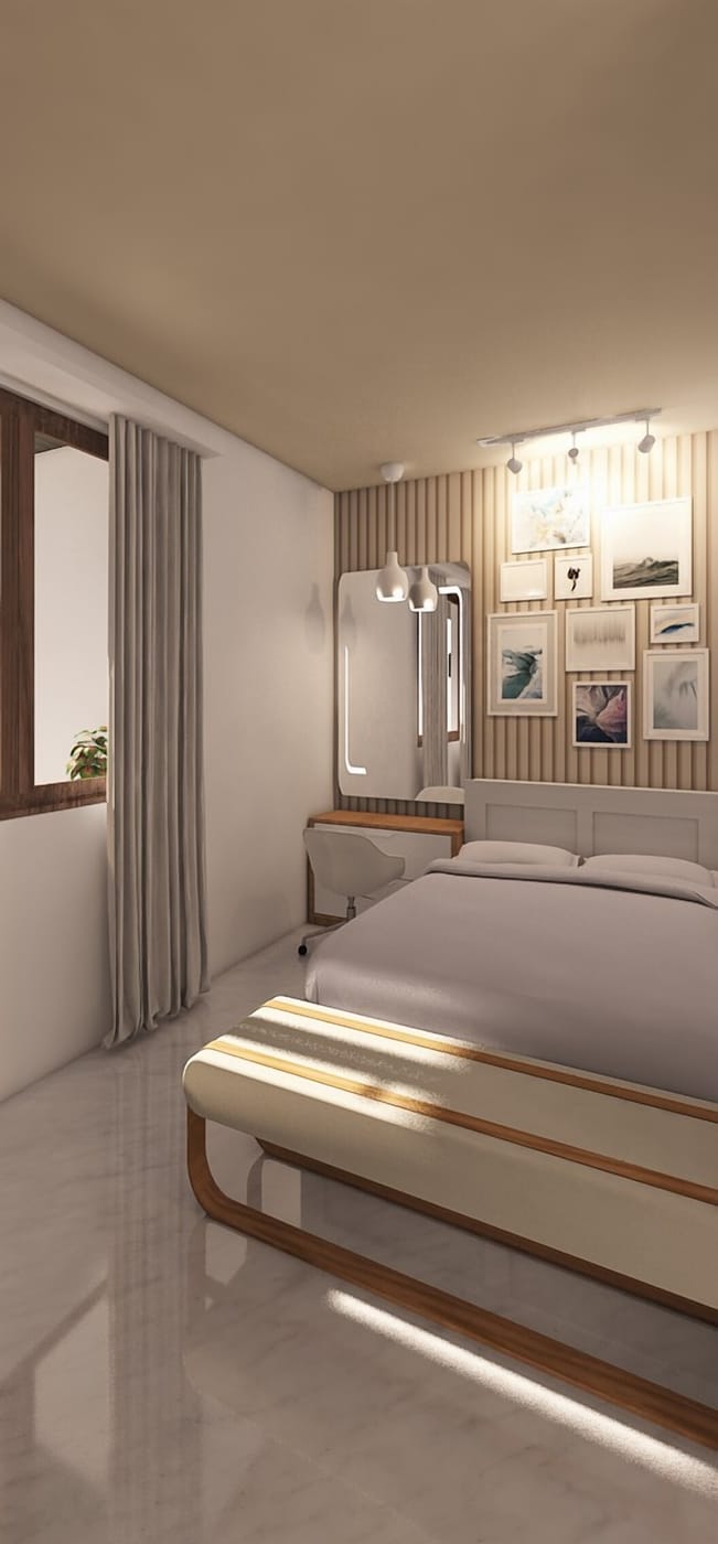 Mid-century bedroom