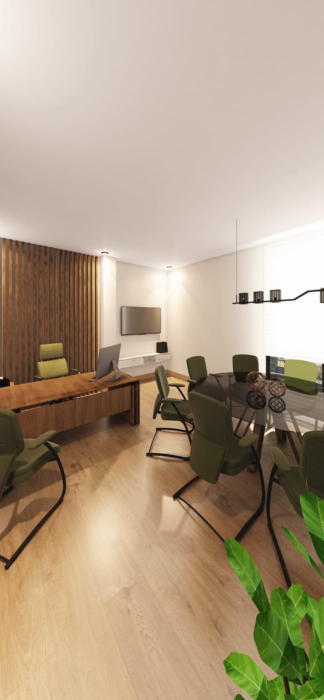 Mid-century home office