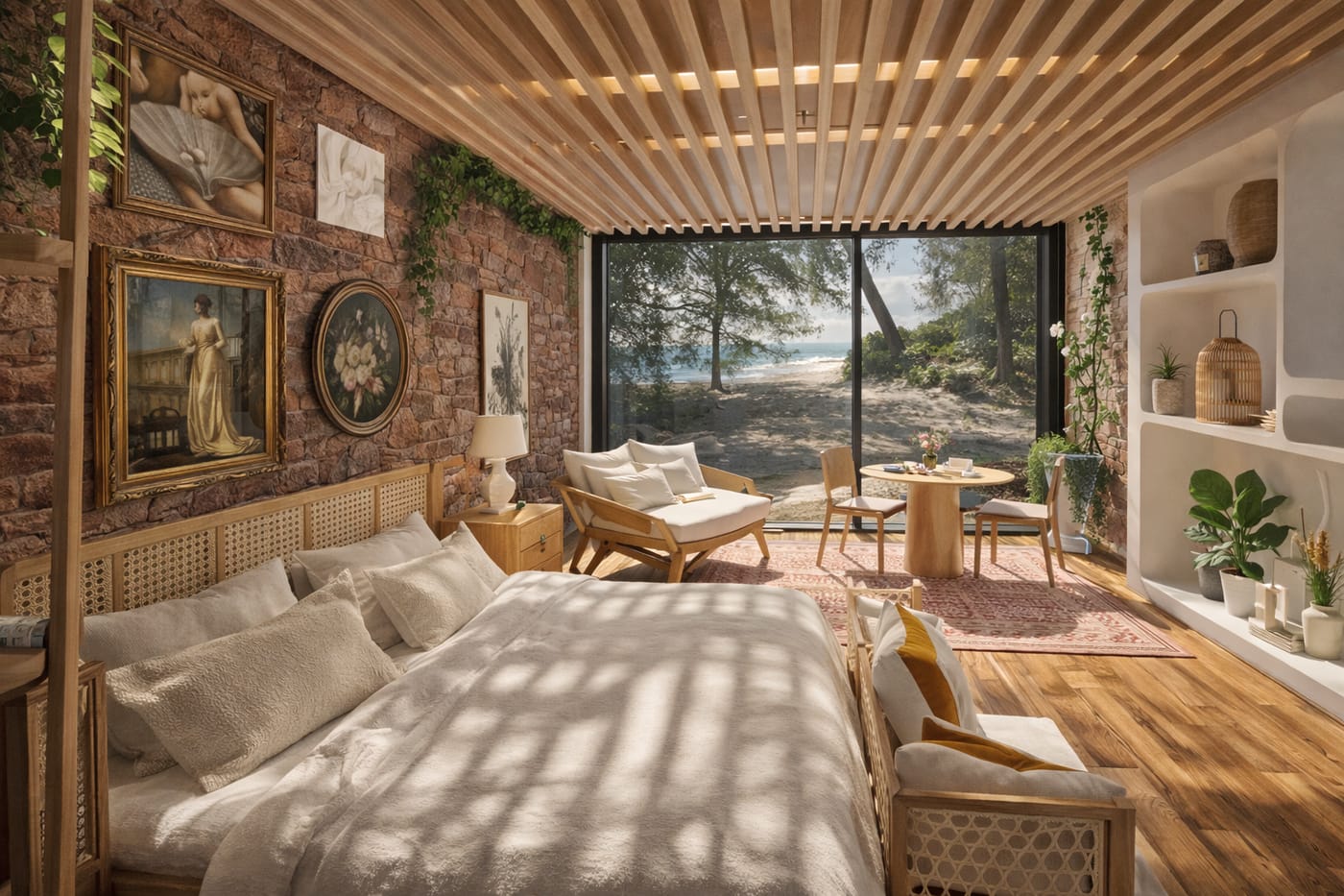 Mediterranean bedroom