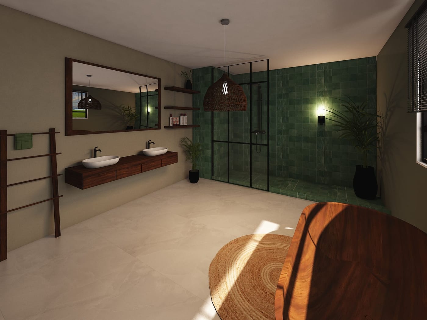 Traditional bathroom