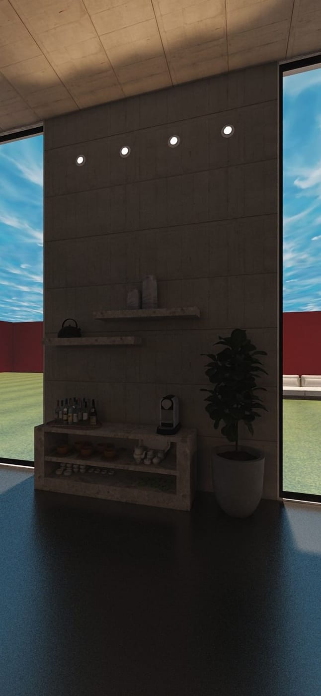 Mid-century living room