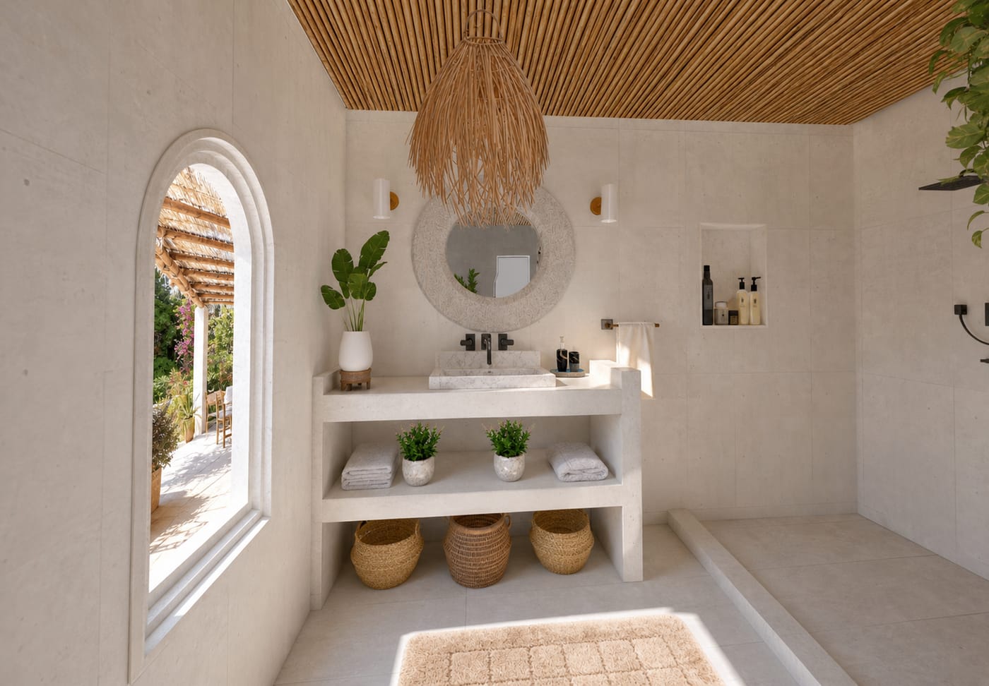 Mediterranean bathroom