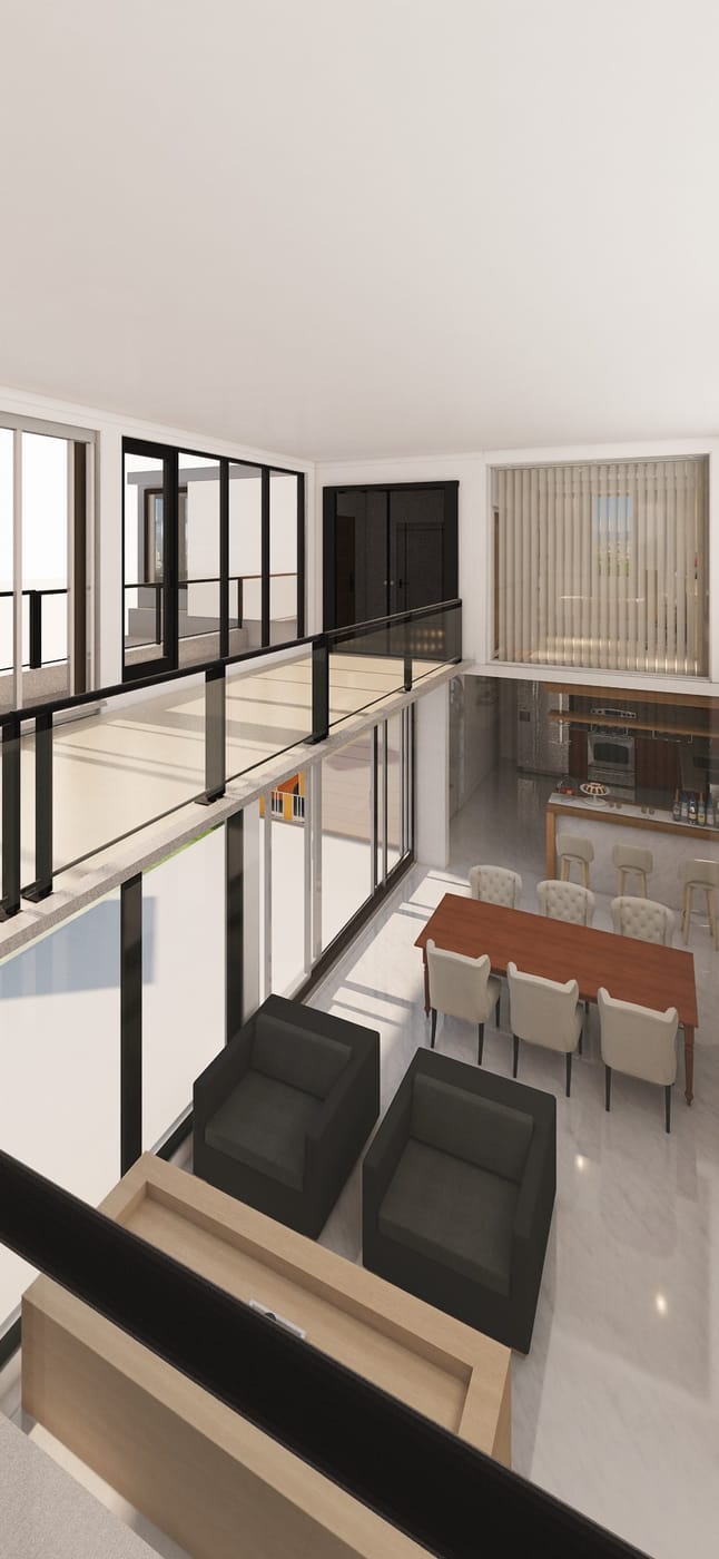 Contemporary dining room