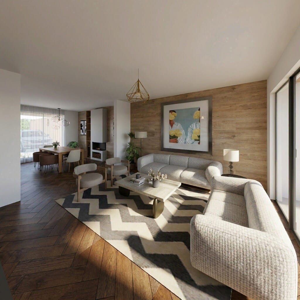 Contemporary living room