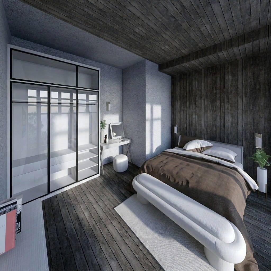 Mid-century bedroom