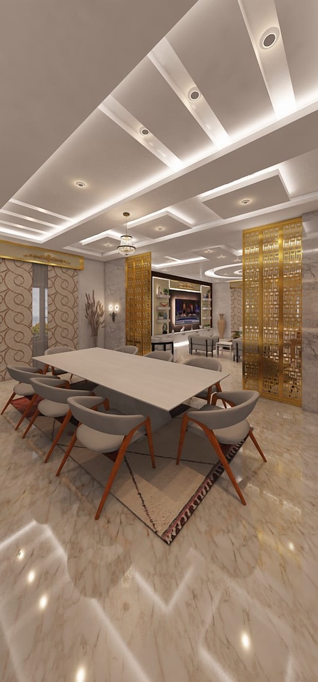 Neoclassical dining room