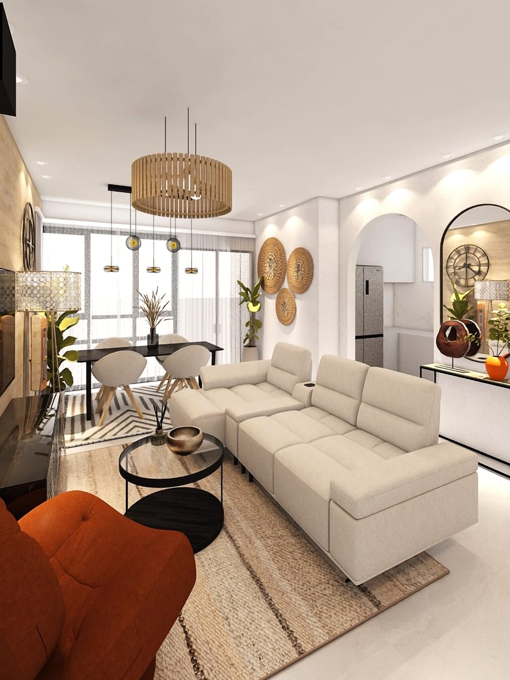 Traditional living room