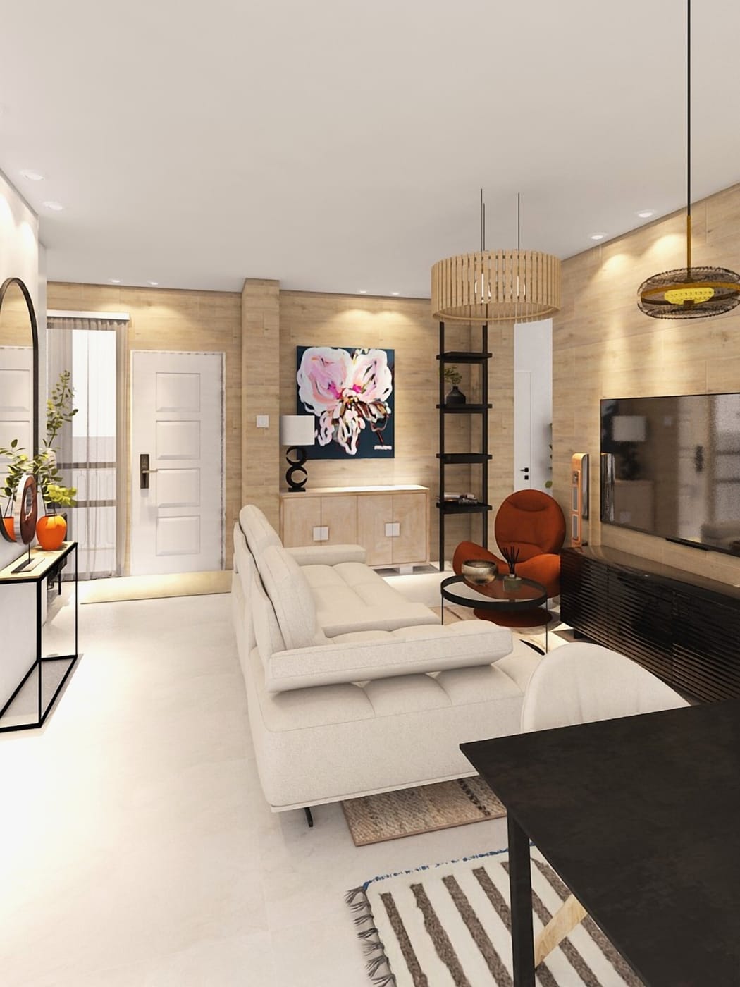 Contemporary living room
