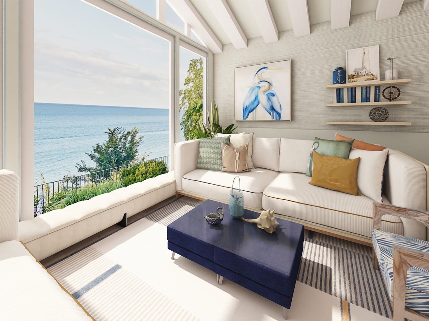 Coastal living room