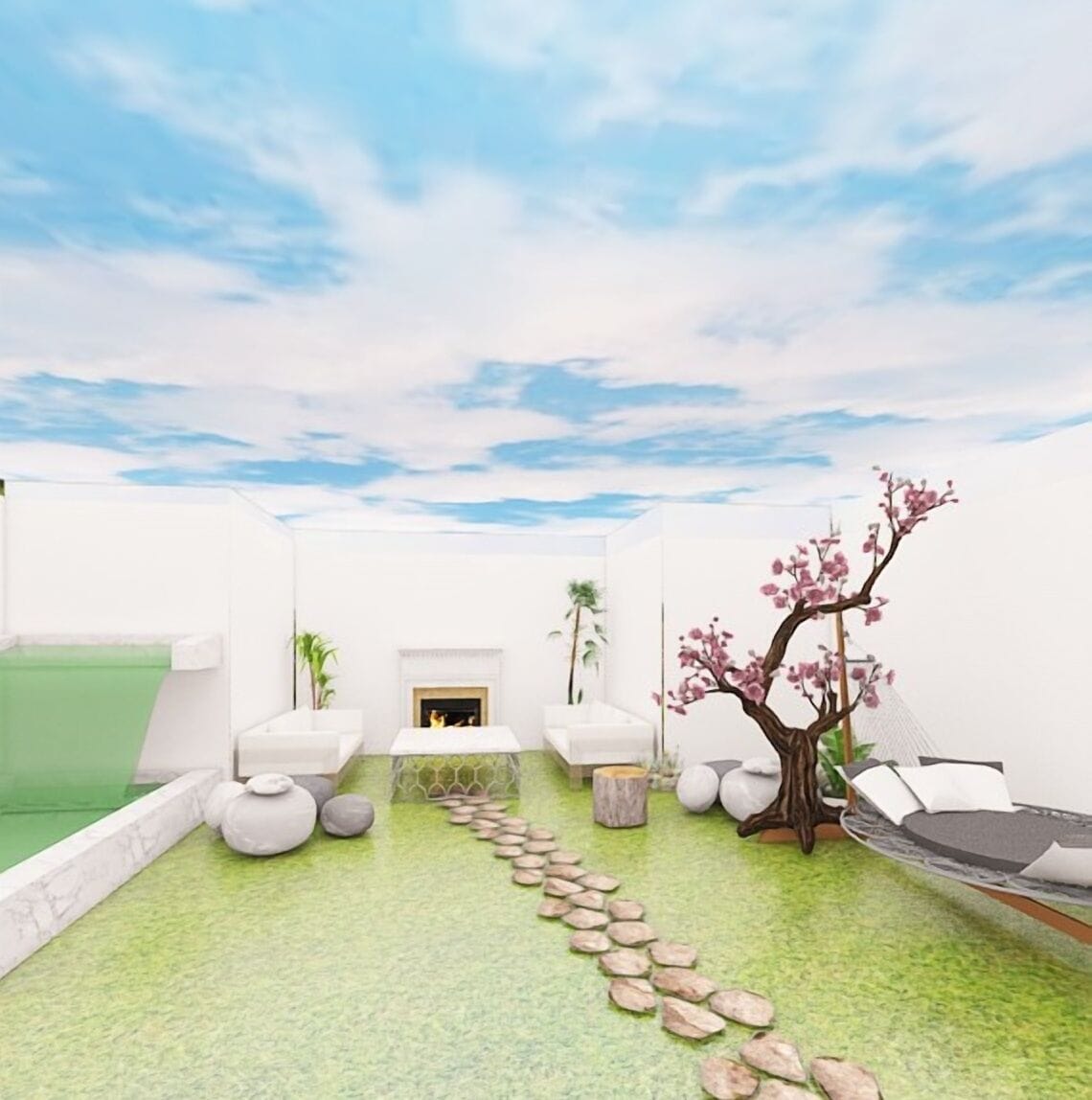 Traditional outdoor space