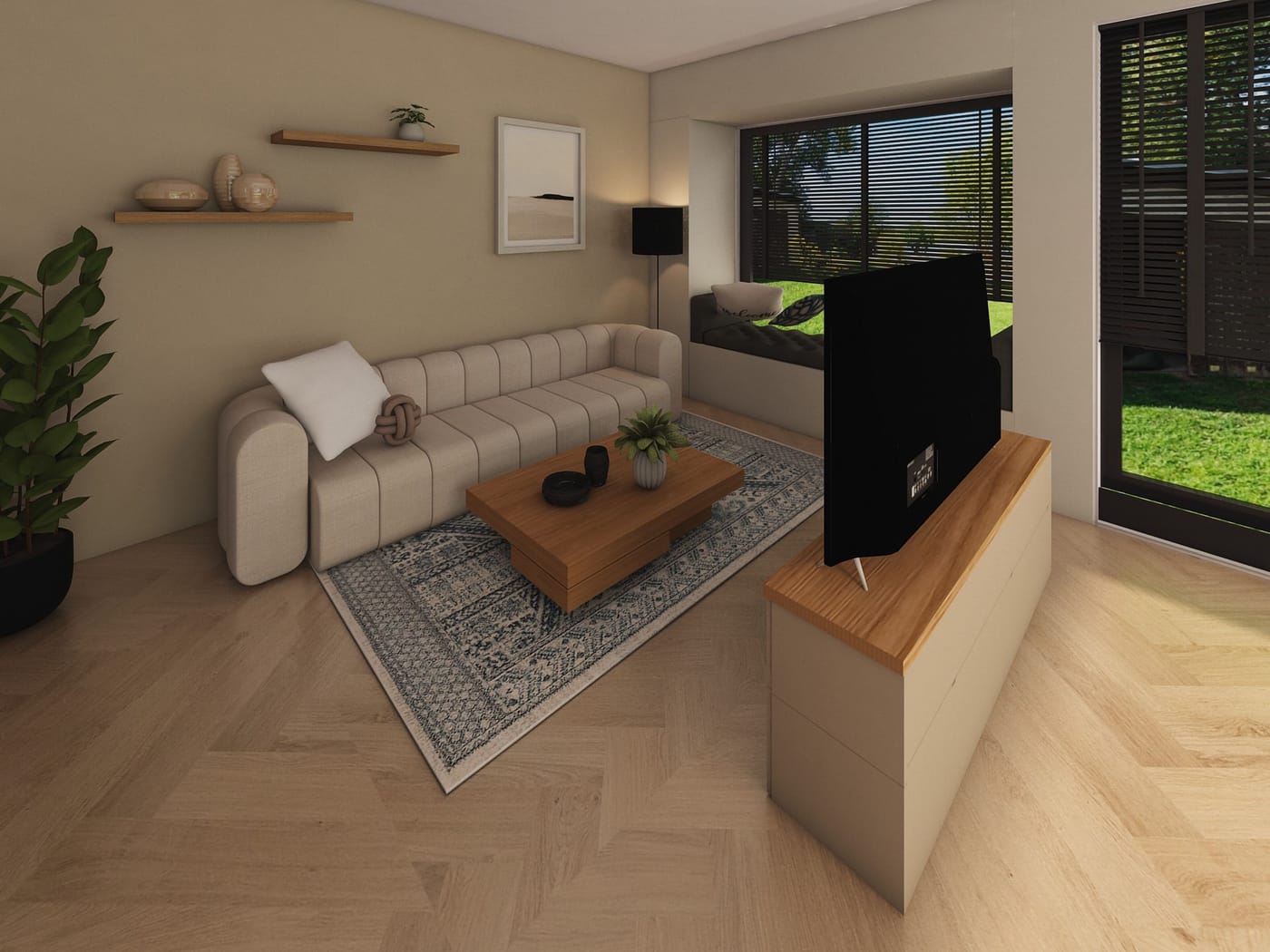 Traditional floor plan