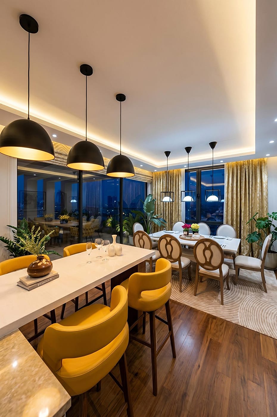 Contemporary dining room