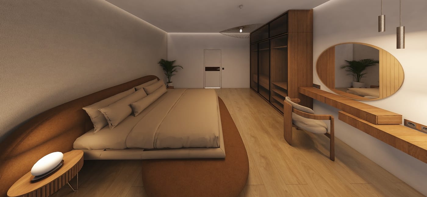 Traditional bedroom