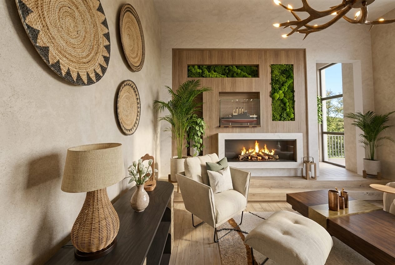 Boho living room