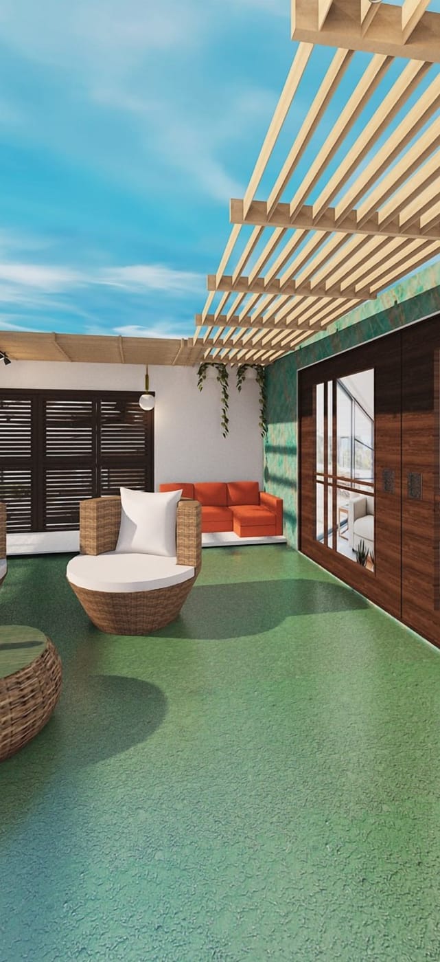 Mediterranean outdoor space
