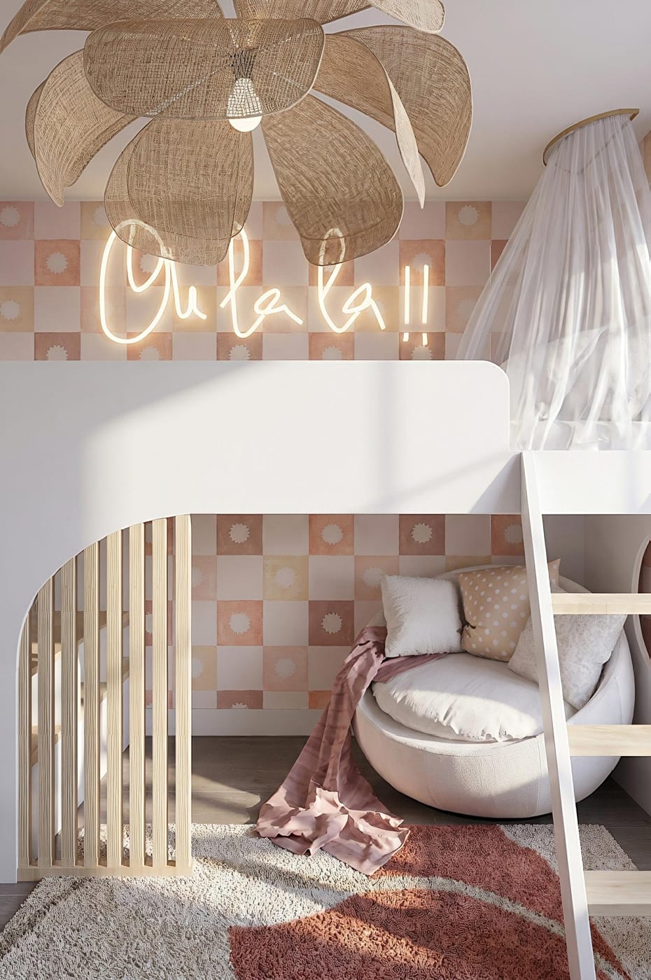 Boho kids room