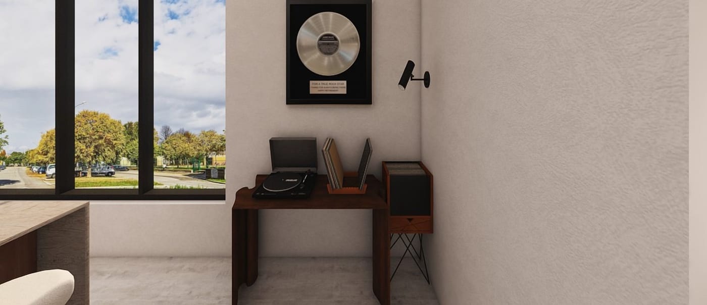 Scandinavian home office
