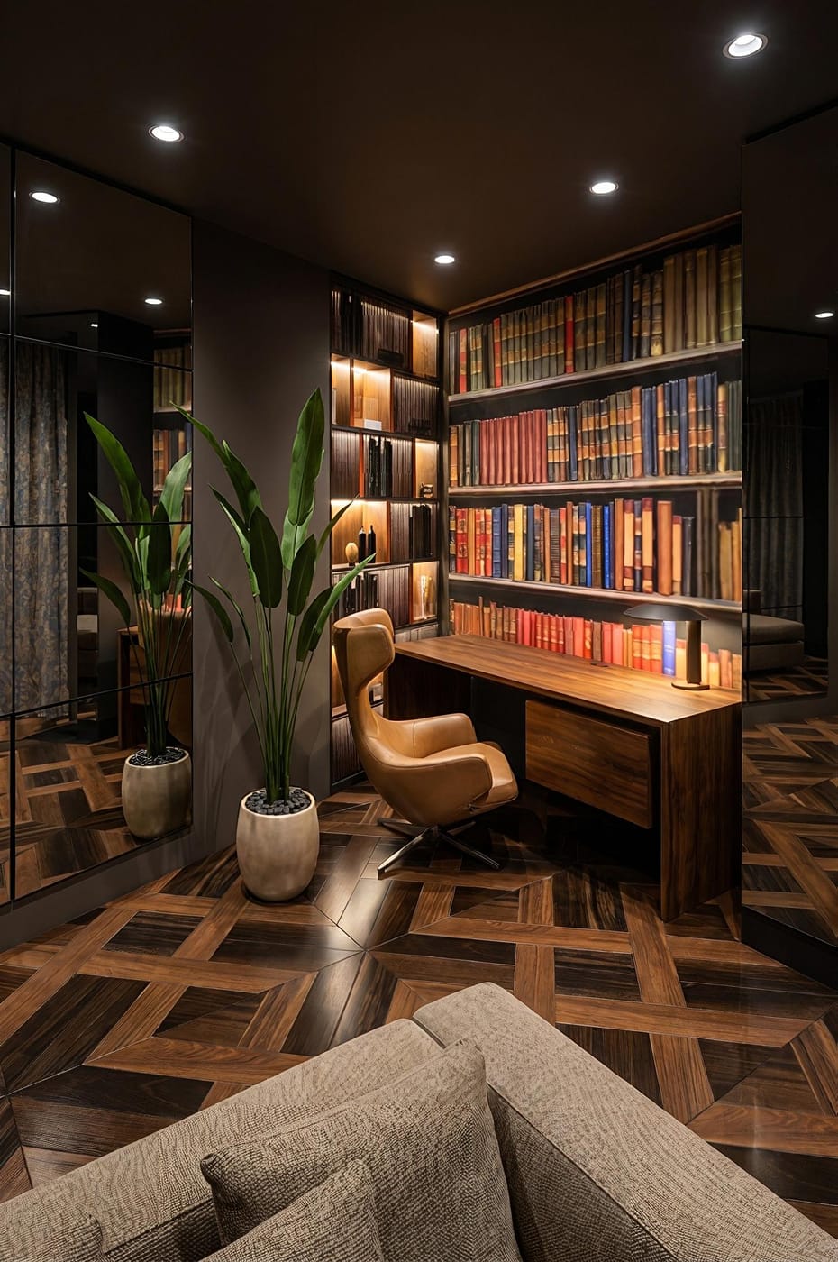 Mid-century home office