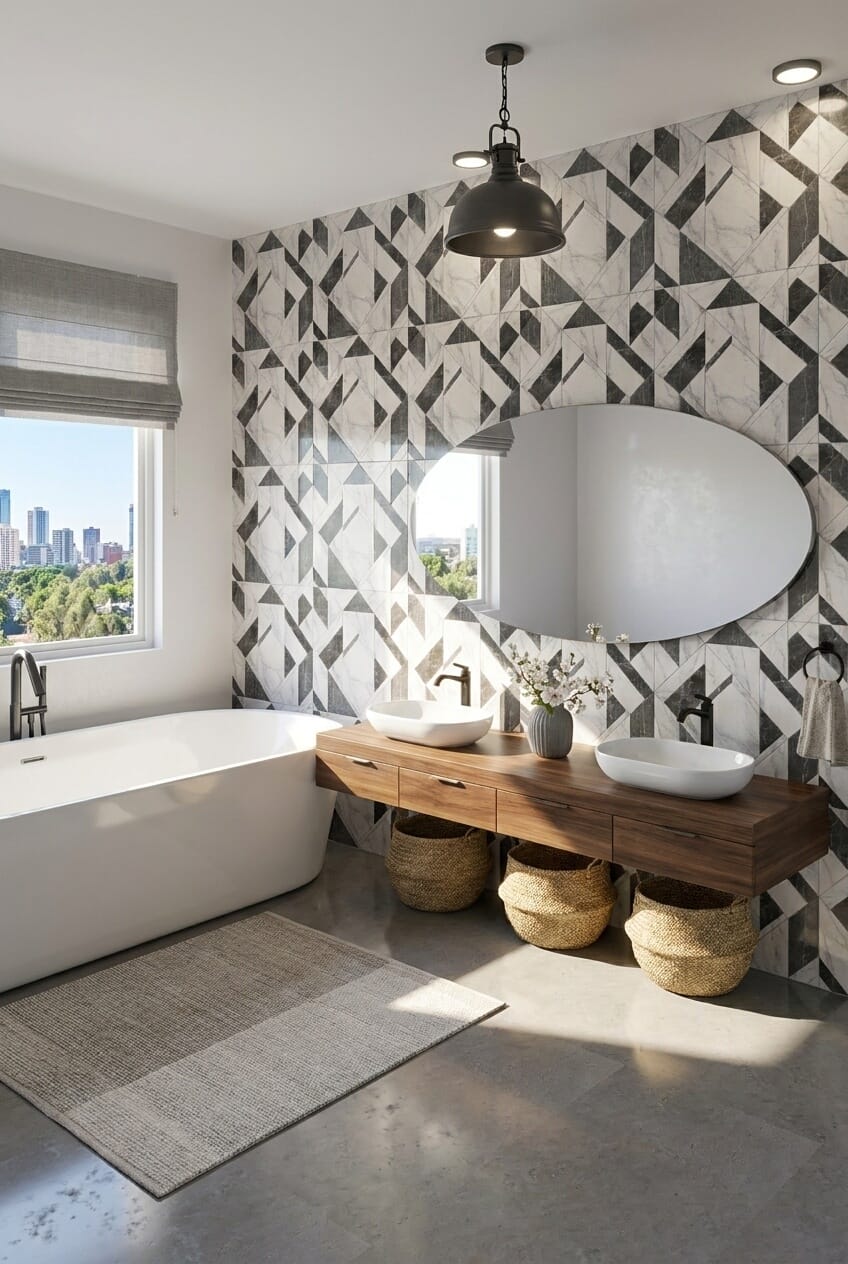 Mid-century bathroom