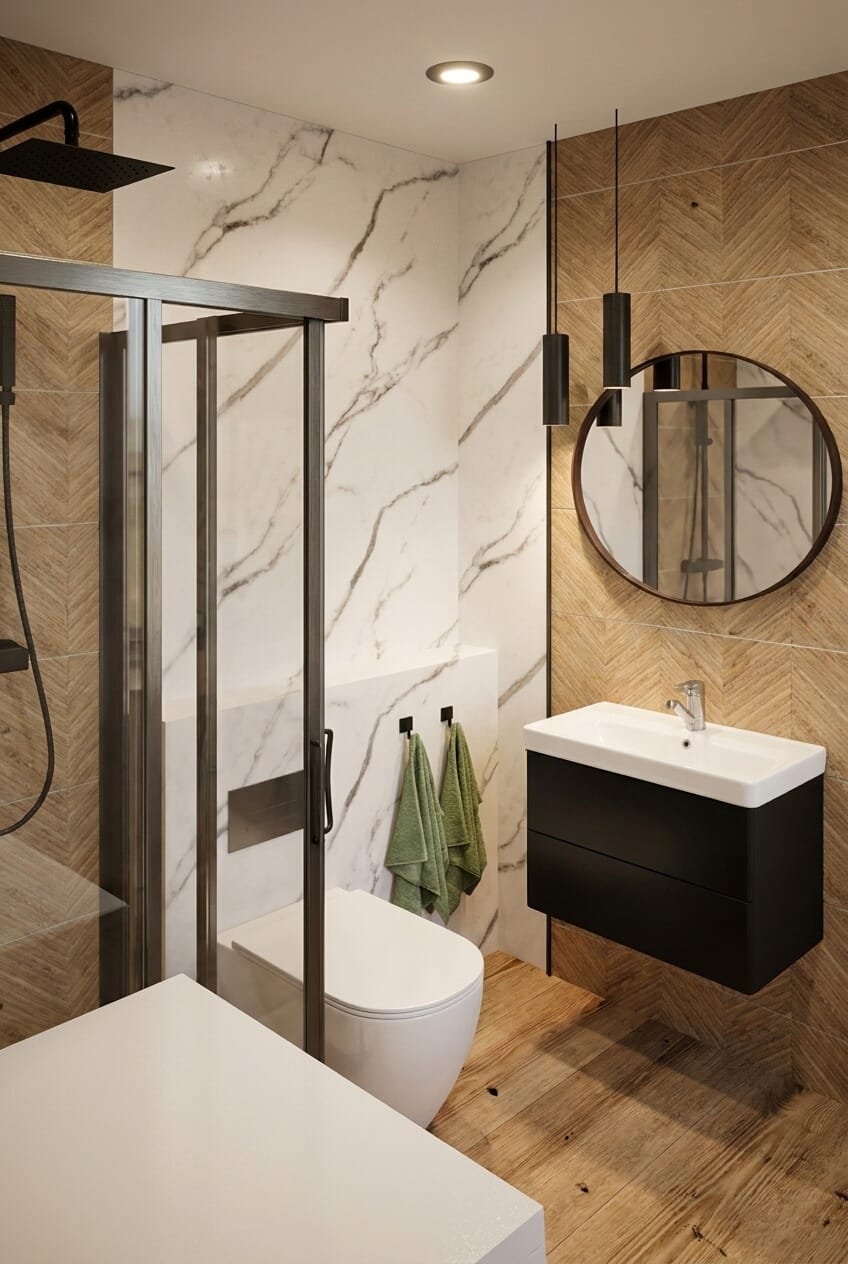 Mid-century bathroom