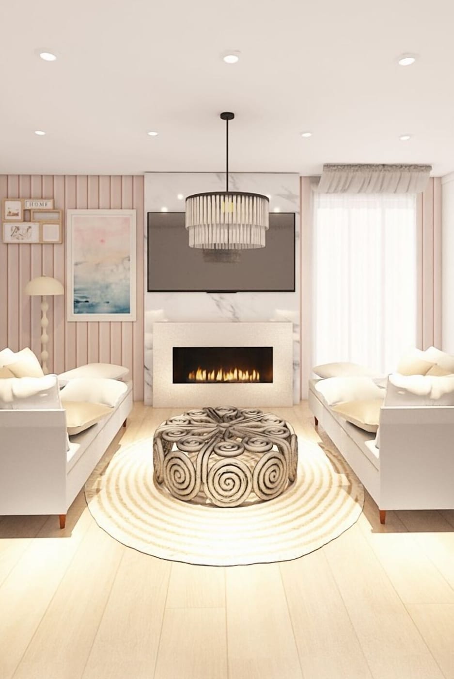 Mid-century living room