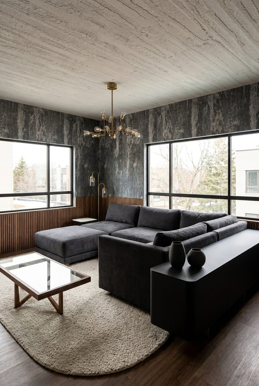Mid-century living room