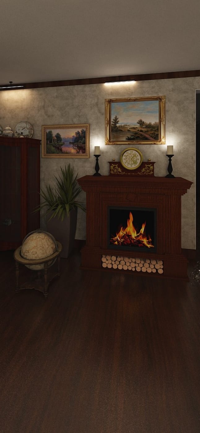 Traditional living room