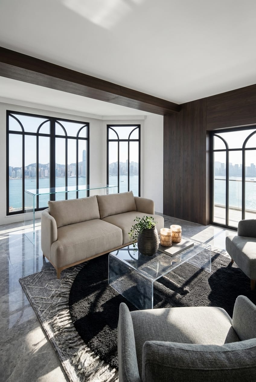Mid-century living room