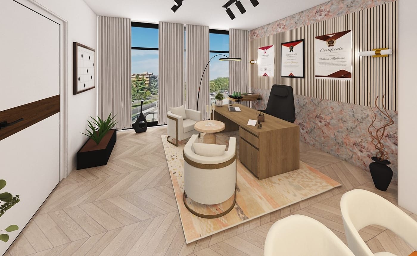 Scandinavian home office