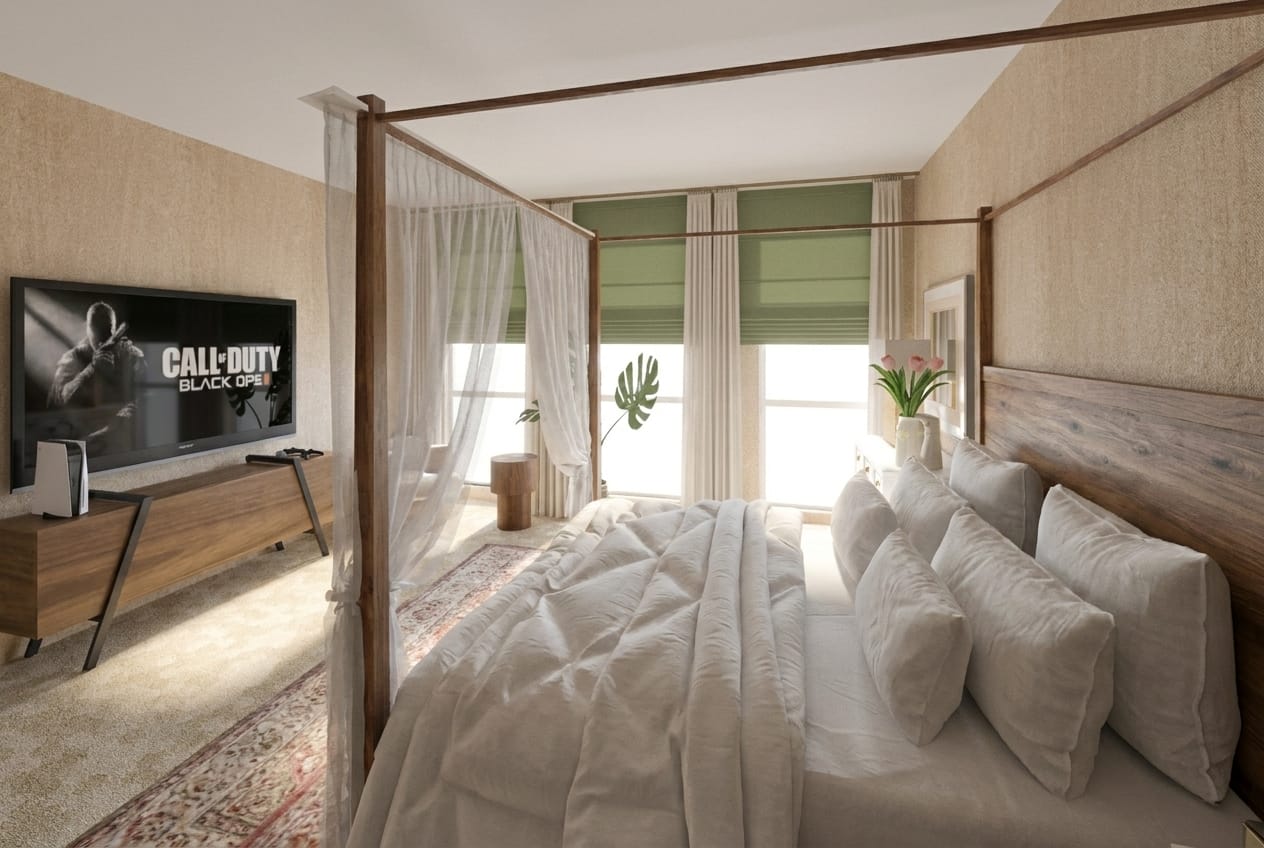 Traditional bedroom