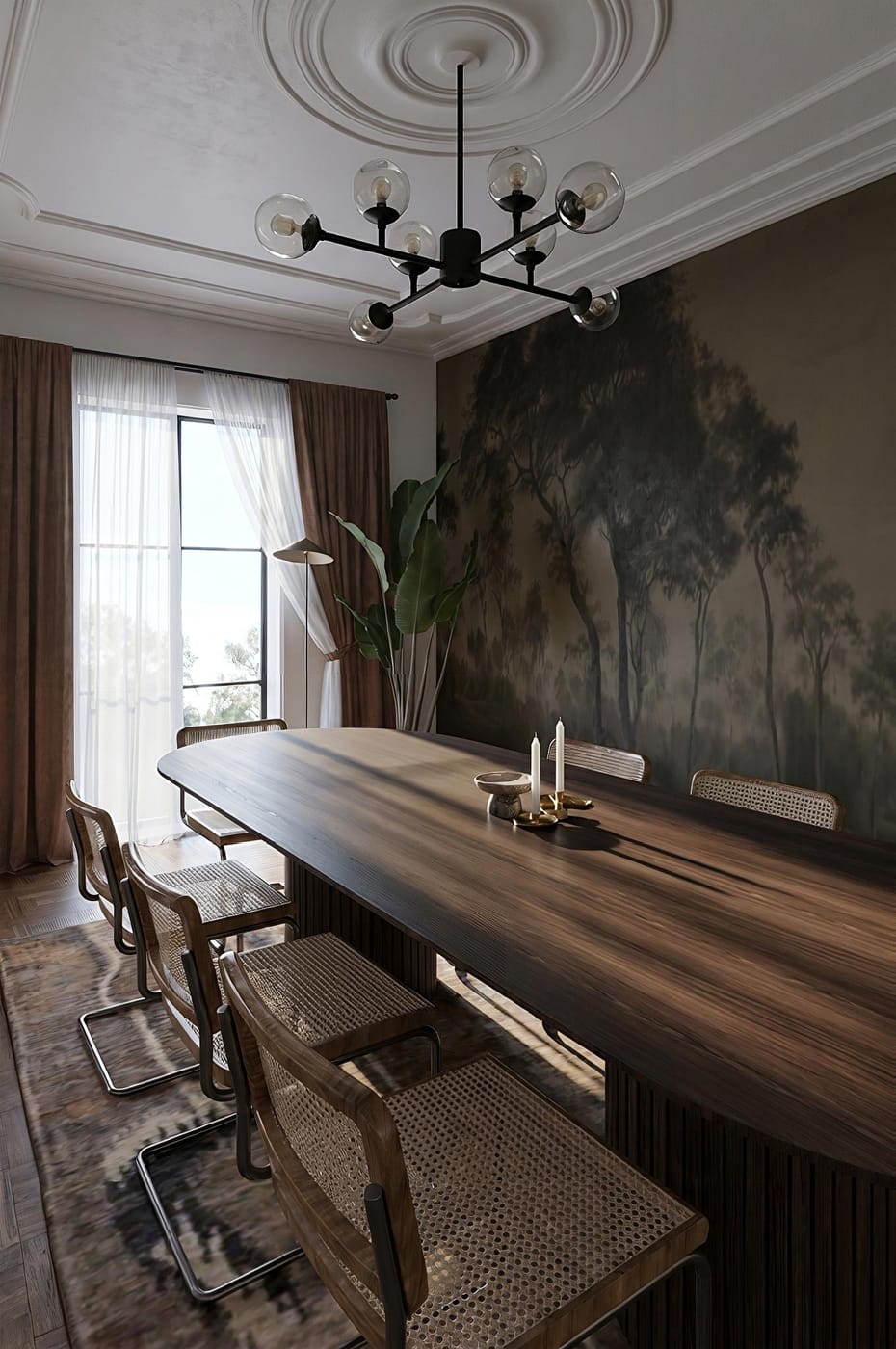 Contemporary dining room