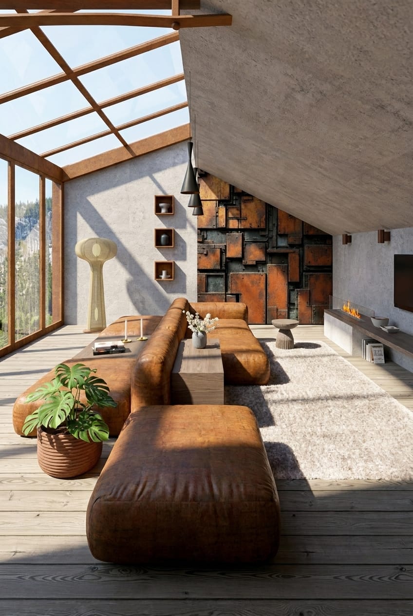 Industrial living room