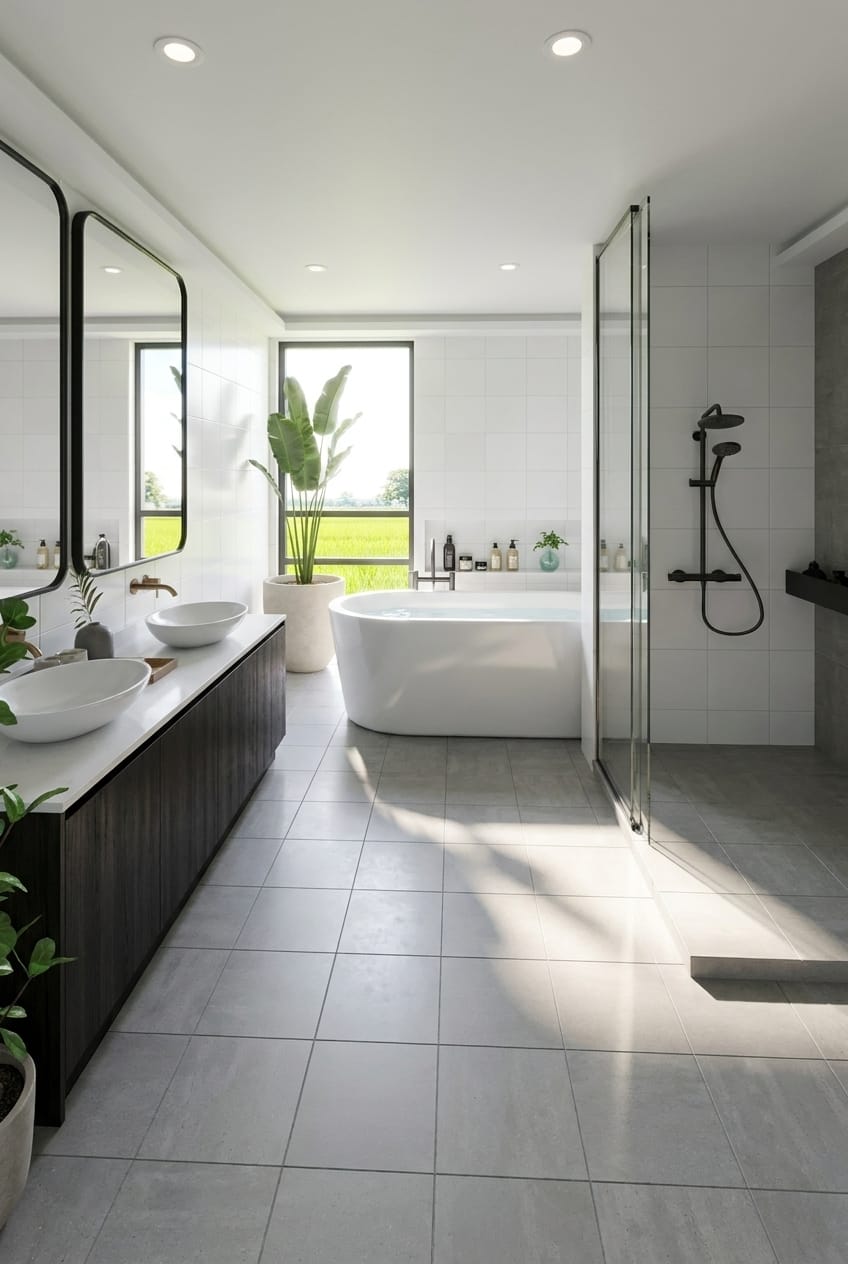 Traditional bathroom