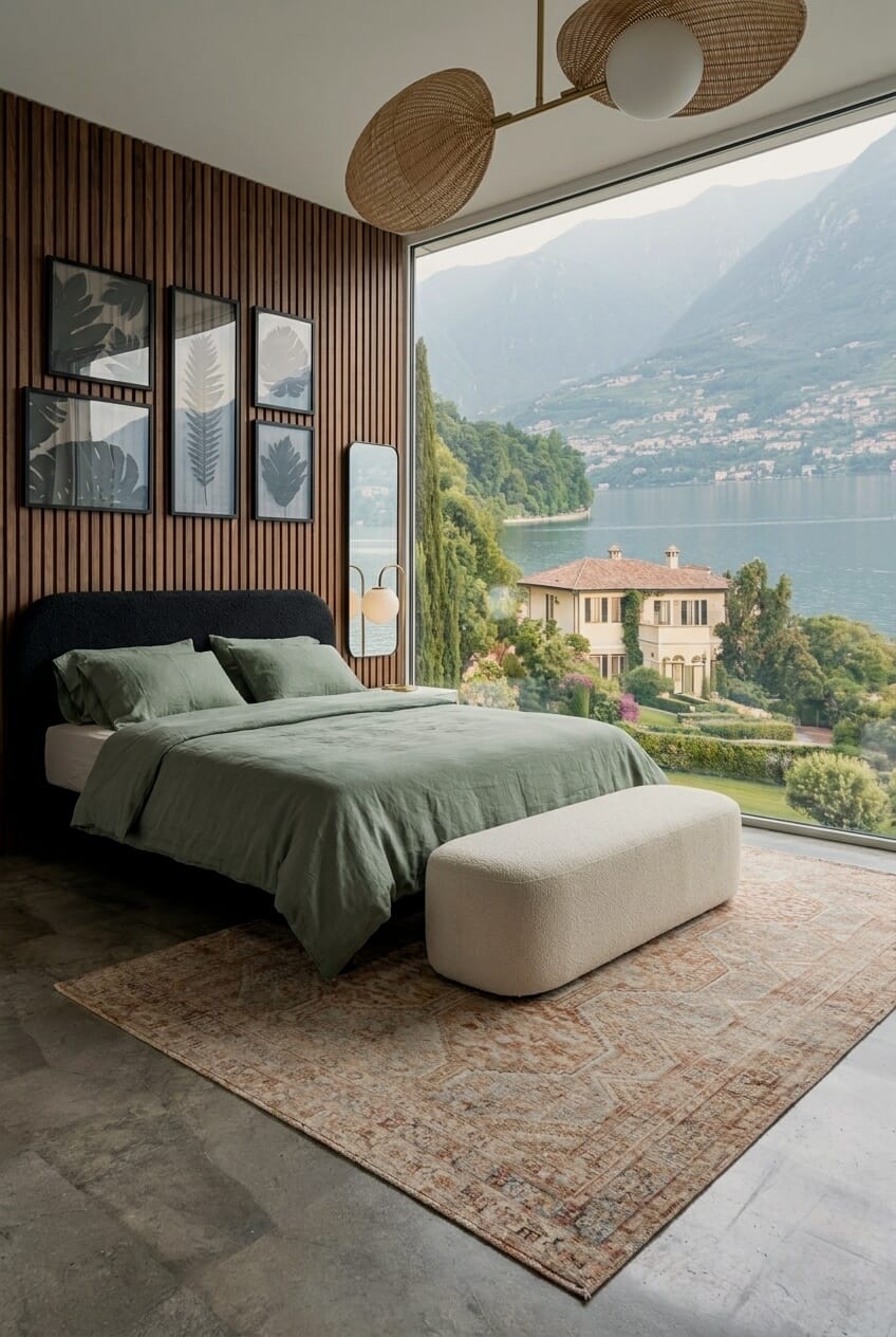 Mid-century bedroom