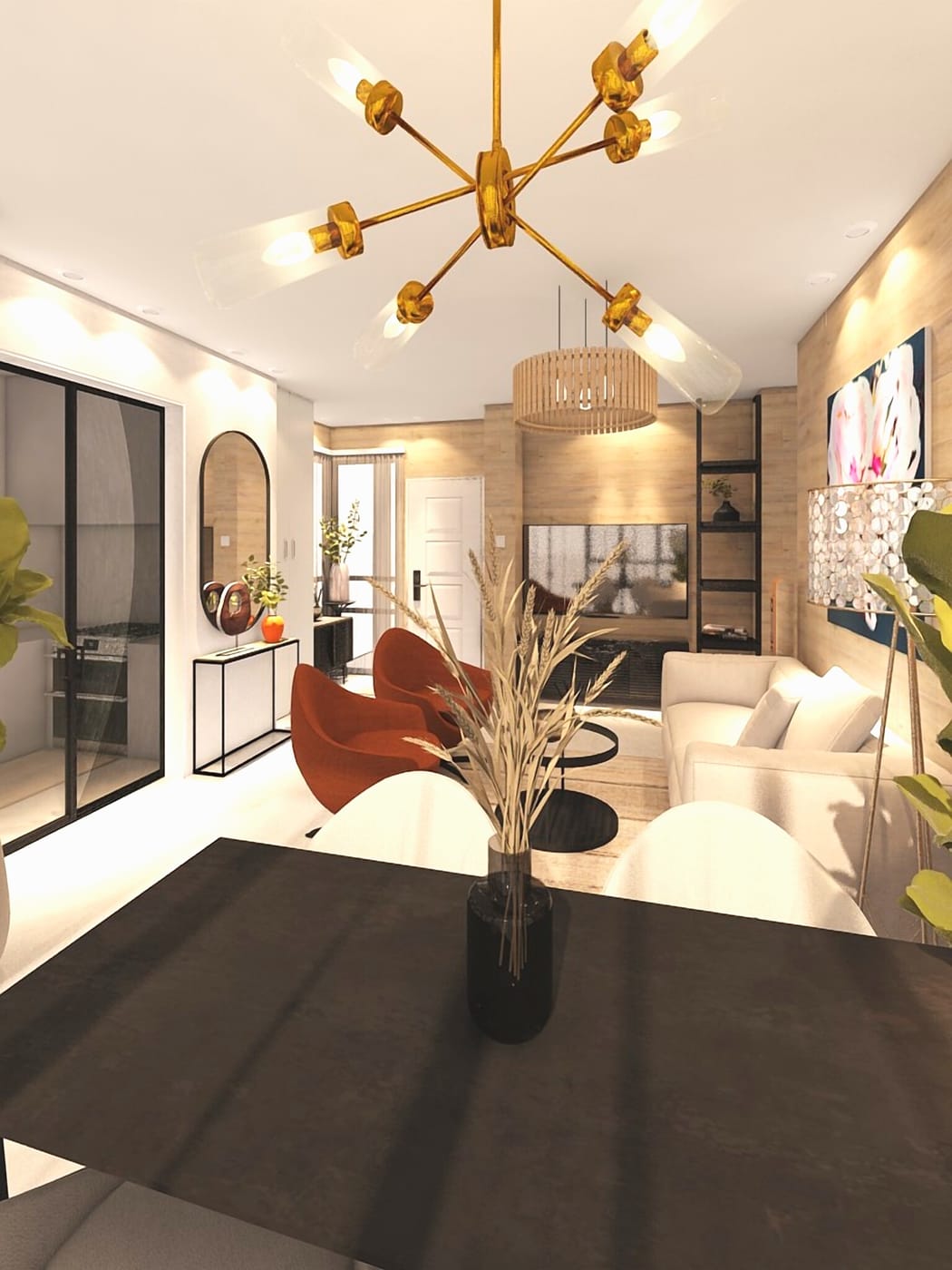 Contemporary living room