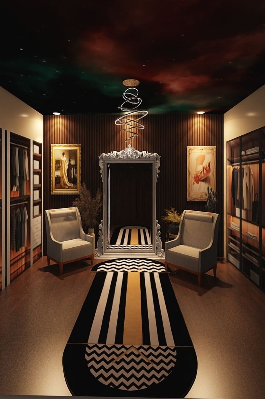 Traditional closet