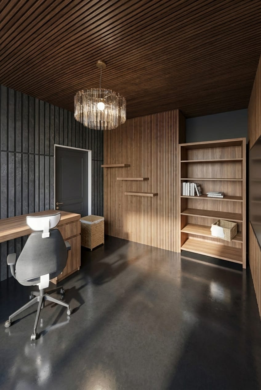Mid-century home office
