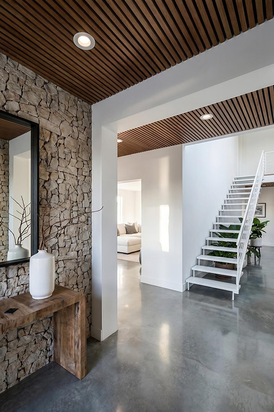 Mid-century hall