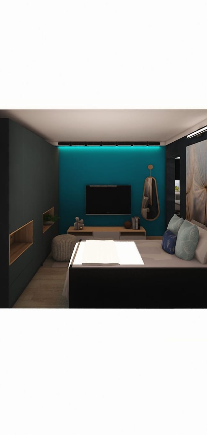 Mid-century bedroom