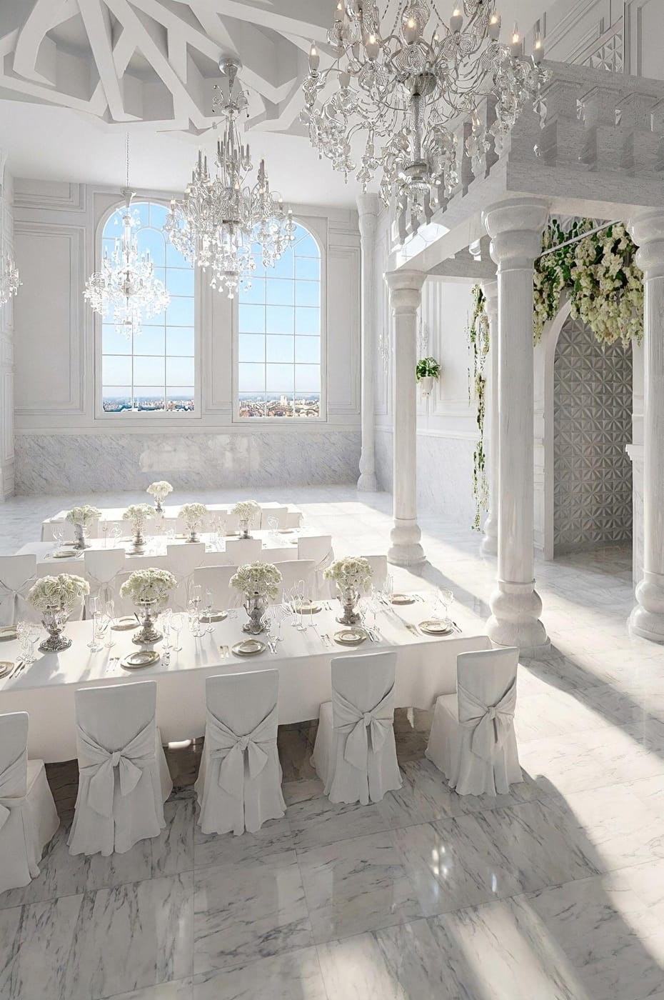 Neoclassical dining room