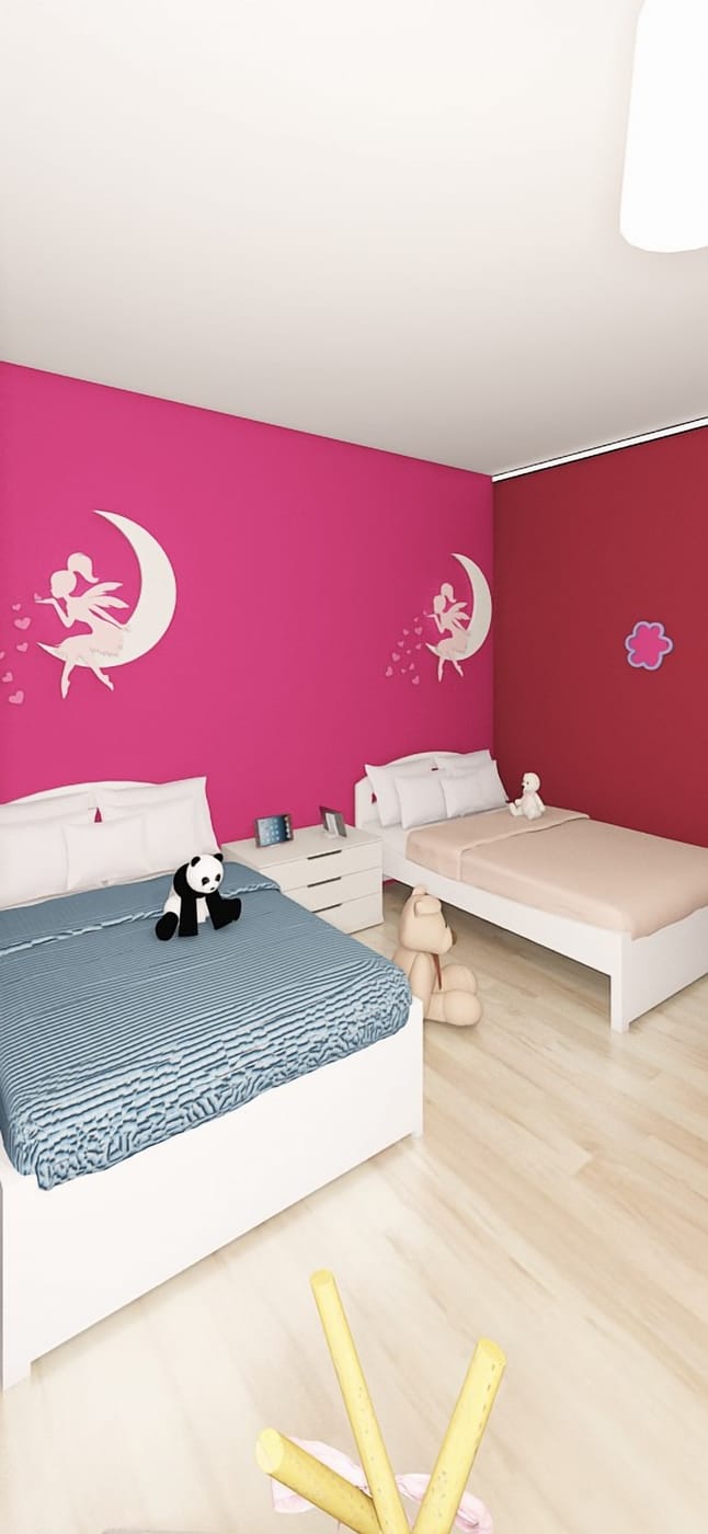 Boho kids room