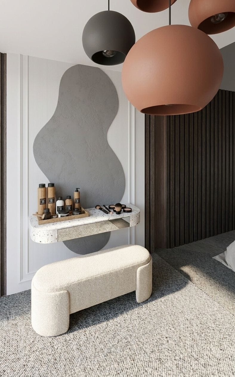 Mid-century bedroom