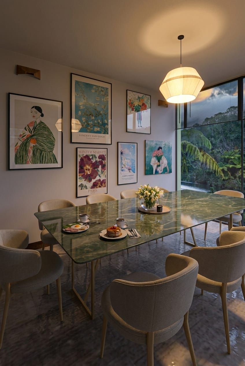 Scandinavian dining room