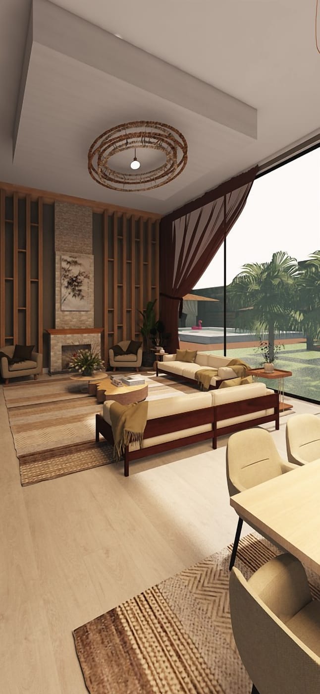Contemporary living room