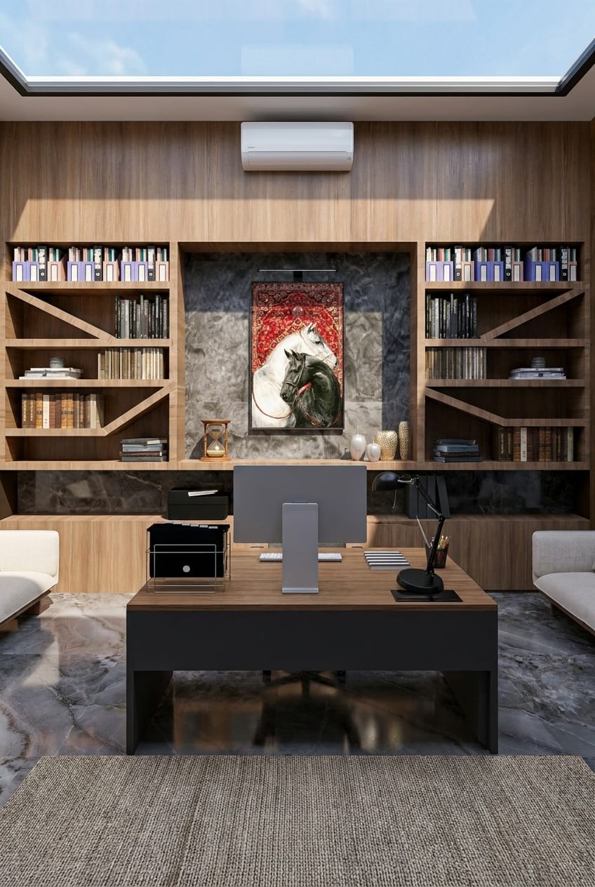 Mid-century home office