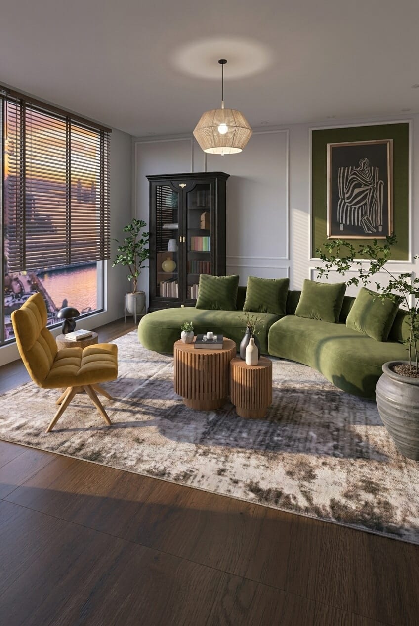 Contemporary living room