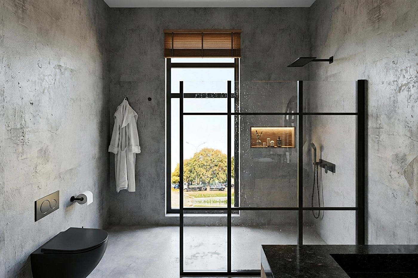 Mid-century bathroom