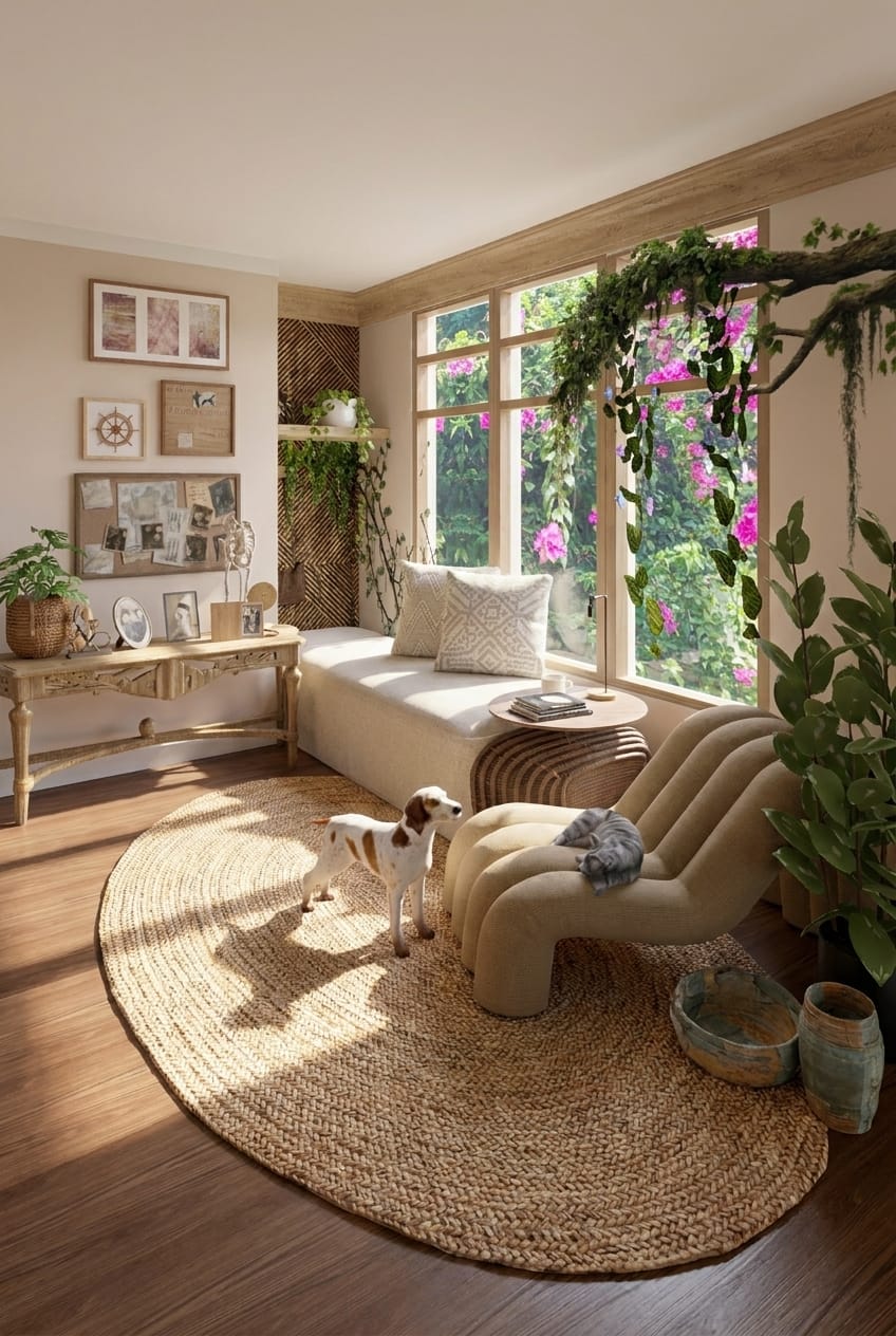 Boho living room