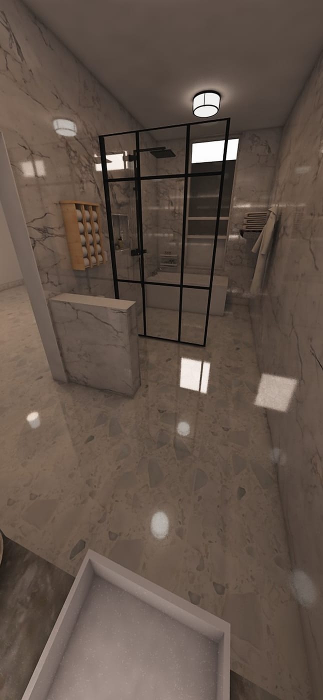 Mid-century bathroom
